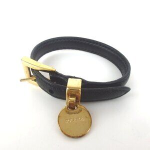 Authentic PRADA bracelet leather [Used]